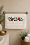 100% Cotton Embroidered Hand and Face Towel 50X90 cm – Soft Textured Decorative Towel - 2