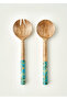 Van Gogh Almond Blossom Mango 2-Piece Salad Serving Set Turquoise (28X8 cm)