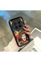 Vivo X300 Pro Compatible Black Silicone Case Shockproof with Camera Protection Cartoon