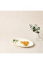 Palm Tree Print Bone China Platter - 30x21 cms - 2
