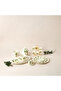Palm Tree Print Bone China Platter - 30x21 cms - 6