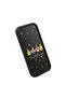 iPhone XS Max Compatible Black Silicone Case Shockproof with Camera Protection Cartoon - 3