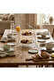 Floral Accent Metal 2-Tier Cake Stand - 32x20x35 cms - 4