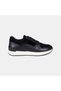 Men's Black Lace-Up Leather Sports Shoes with Suede Detail - 2