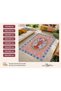 Dora Coastal Crest Patterned Modern Woven Base Decorative Carpet Sdtamour4069 - 3