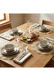 Wavy 4-Piece Textured Placemat Set - 38 cm - 4