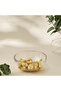 Lemon Accent Glass Serving Bowl - 13 cms - 4