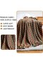 Boho Knitted Blankets, Knitted Throw Blankets with Tassels, Super Soft Cozy Lightweight Decorative Blankets for Couch - 3