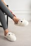 Women's Plush House Slippers with Frog Figure, Soft Furry, Silent Sole, Winter Slippers - 3