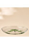 Palm Tree Debossed Glass Plate - 21x2 cms