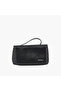 Textured Shoulder Bag with Pouch - 6