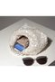 Stylish Flower Pattern Pearl Clutch Bag for Women Evening Dress Prom Handbag - 3