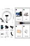 MJ MJ26 RGB LED Ring Light Control With Soft And Imaginative Rainbow Colors For Tiktok Youtube Video Photography And Live Streaming - 2