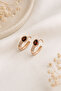 Bordo Sapphire Zircon Stone Xuping Earrings