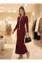 Women's Thin Knitwear Suit with Skirt - 5