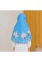 Kids Floral Printed Zip Front Hijab – Pink Modest Headscarf for Girls - 3