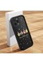 iPhone 12 Pro Compatible Black Silicone Case Shockproof with Camera Protection Cartoon - 2
