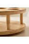Zaya 7-Piece Borosilicate Glass Jar Set with Bamboo Rotating Stand - 4