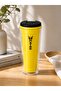 Double Wall Insulated Thermos Cup / Mug - Travel and School Cup with Leak-Proof Lid 350 ml