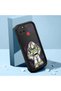Black Silicone Case Compatible with Realme C25/C25S Shockproof with Camera Protection Cartoon - 2