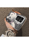Samsung Galaxy S24 Ultra Compatible Hard Acrylic Back Silicone Edge Lens Protection Case - 4