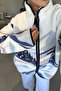 Premium Patterned Zippered Fleece - Blue - 5