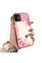 iPhone 12 Mini Compatible Hard Acrylic Back Silicone Edge Lens Protection Kitty Case
