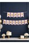 Happy Birthday Letter Banner with Hanging Ribbon for Birthday Party Decoration | Pink - 5