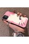 iPhone 12 Mini Compatible Hard Acrylic Back Silicone Edge Lens Protection Kitty Case - 3