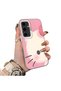 Samsung Galaxy S24 Fe Compatible Hard Acrylic Back Silicone Edge Lens Protection Kitty Case