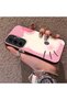 Samsung Galaxy A55 Compatible Hard Acrylic Back Silicone Edge Lens Protection Kitty Case - 3