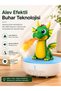 Dragon Air Humidifier Steam Machine and Aroma Diffuser with Flame Effect White Noise 7 Colors Led with Remote Control - 9