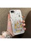 iPhone 7/8/Se 2020 2022 Compatible Hard Acrylic Back Silicon Edge Lens Protection Case Cartoon - 3