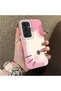 Samsung Galaxy S24 Plus Compatible Hard Acrylic Back Silicone Edge Lens Protection Kitty Case - 2