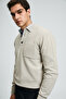 Olıver Men's Sweater Light Beige - 5