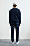 Logan Men's Sweatshirt Navy Blue - 6