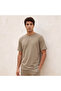 MEN COTTON TEE WITH TONAL TAPE