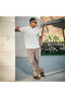 TONE JACQUARD POLO