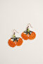 Large Clover Flower Embroidered Handmade Ethnic Bohemia Earrings - 2
