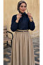 Lined Voile Skirt-Mink - 2
