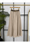 Lined Voile Skirt-Mink - 3