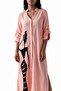 Msn Text Printed Long Shirt Dress - 3