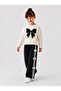 Bowknot Embroidered Wide Leg Girls' Set 32455 - 3