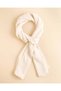 Women Ivory Glittery Scarf - 2