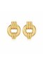 Stainless Steel Gold Hoop Earrings – Modern Design Women's Earrings