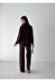 Women's Modal Zippered High Collar Drawstring Tracksuit Set - 8