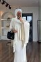 Women's 3-Piece Stylish Hijab Set, Includes a Lined Skirt Poncho and Inner Dress, 3 Pieces in Total. - 2
