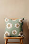 Sage Bloom Floral Patterned Set of 2 Double-Sided Decorative Throw Pillow Covers - 4