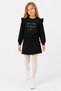 You Are so Loved Embroidered Shorts Skirt Girls' Set 32463 - 2