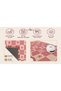 Aura Pink Squares Patterned Woven Base Decorative Carpet Aura4081 - 8